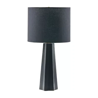 INK+IVY Athena Geometric Ceramic Table Lamp