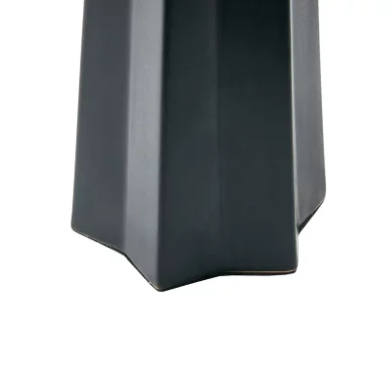 INK+IVY Athena Geometric Ceramic Table Lamp