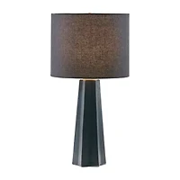 INK+IVY Athena Geometric Ceramic Table Lamp