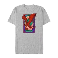 Mens Crew Neck Short Sleeve Regular Fit Graphic T-Shirt