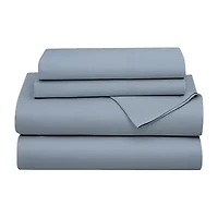 Color Sense Premium Cotton Blend Wrinkle-Resistant Sateen Weave Sheet Set