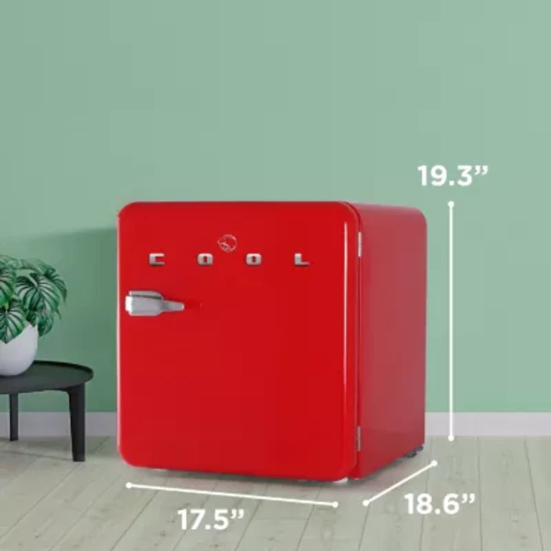 Commercial Cool 1.6 Cu. Ft. Retro Refrigerator