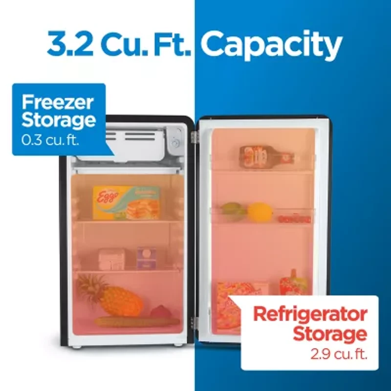 Commercial Cool 3.2 Cu. Ft. Retro Refrigerator