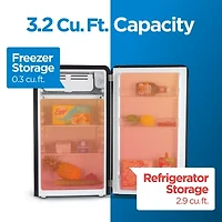 Commercial Cool 3.2 Cu. Ft. Retro Refrigerator