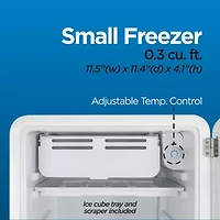 Commercial Cool 3.2 Cu. Ft. Retro Refrigerator