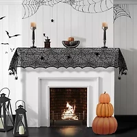 Elrene Home Fashions Crawling Halloween Table Runner