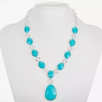 Liz Claiborne Womens Inch Y Necklace