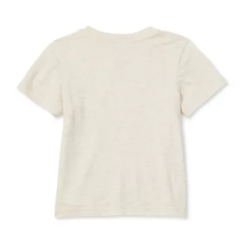 Okie Dokie Toddler & Little Boys Crew Neck Short Sleeve T-Shirt