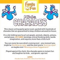 Cheatwell Games Kids Charades Game Board Game