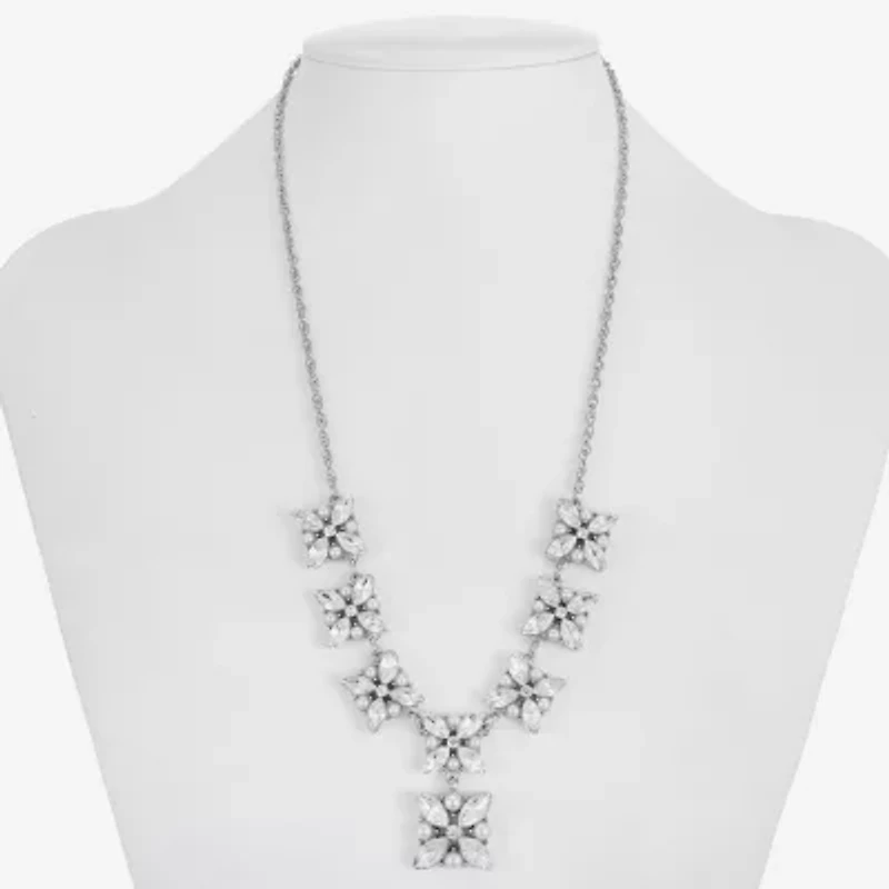 Monet Jewelry Timeless Silver Tone Womens 18 Inch Y Necklace