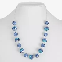 Monet Jewelry Womens Yellow 17 Inch Collar Necklace