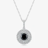 Limited Quantities! Womens 3/4 CT. T.W. Natural White Diamond 10K White Gold Round 18 Inch Pendant Necklace