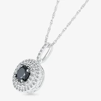 Limited Quantities! Womens 3/4 CT. T.W. Natural White Diamond 10K White Gold Round 18 Inch Pendant Necklace