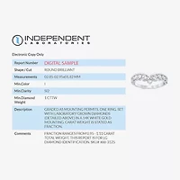 (I / Si2) Womens 1 CT. T.W. Lab Grown White Diamond 14K Gold Wedding Band