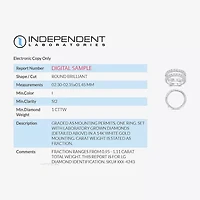 (I / Si2) Womens 1 CT. T.W. Lab Grown White Diamond 14K Gold Band