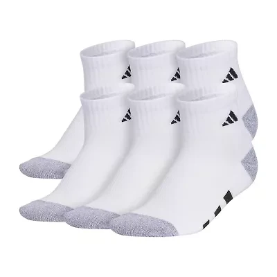 adidas Boys 6 Pair Quarter Ankle Socks