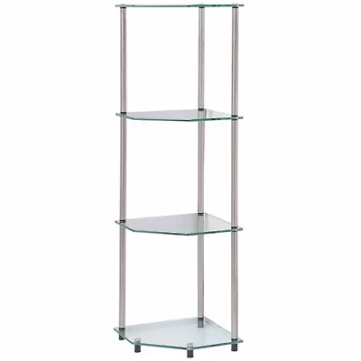 Wes 4-Tier Corner Shelf