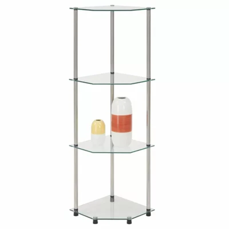 Wes 4-Tier Corner Shelf
