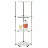 Wes 4-Tier Corner Shelf