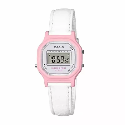 Casio Womens Digital White Strap Watch La-11wl-4apb
