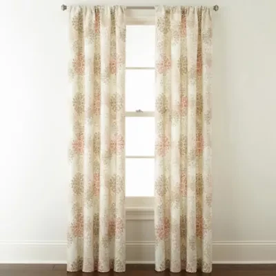 Home Expressions Deacon Light-Filtering Rod Pocket Set of 2 Curtain Panel