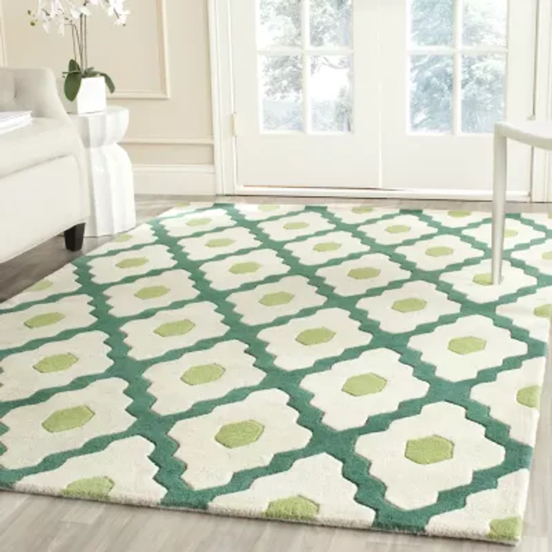 Safavieh Baldwin Geometric Hand-Tufted Wool Rug