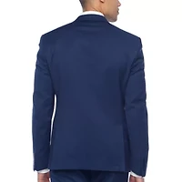 Collection By Michael Strahan Mens Classic Fit Grid Suit Jacket