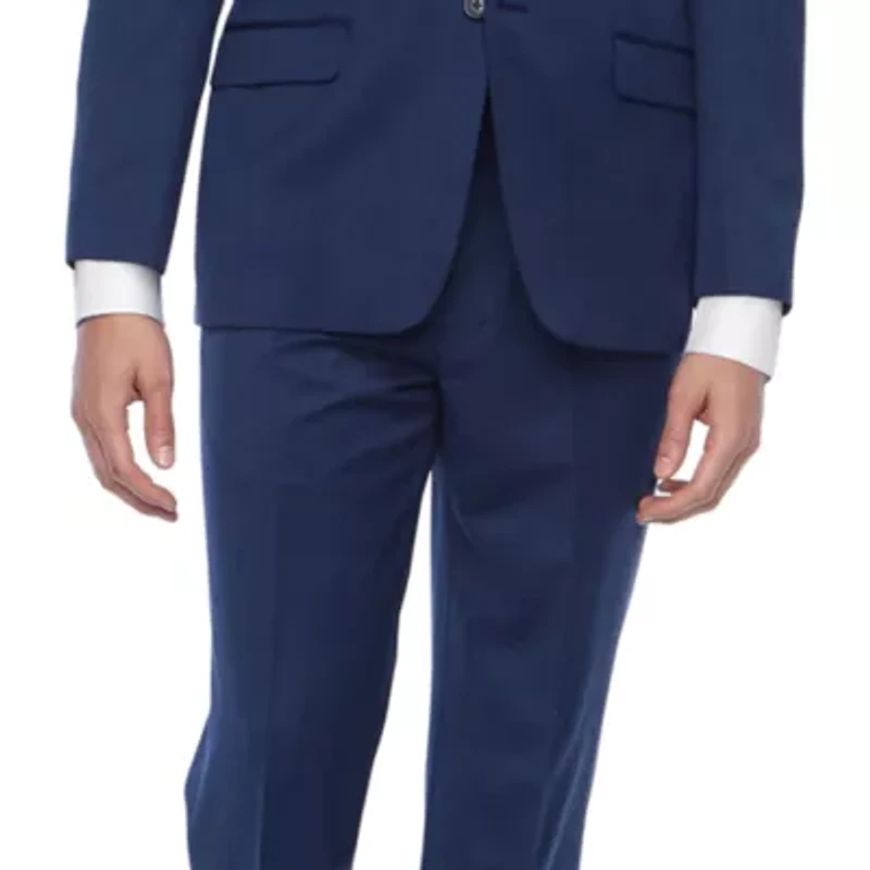 Collection By Michael Strahan Mens Classic Fit Grid Suit Jacket