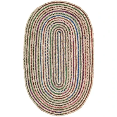 Safavieh Amaia Striped Oval Rug