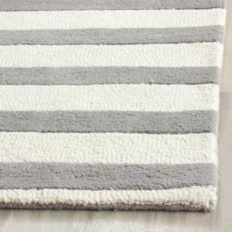 Safavieh Linette Stripe Hand Tufted Wool Rug