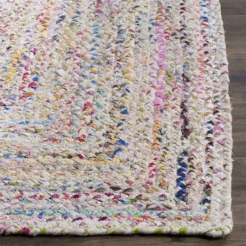 Safavieh Lecia Bordered Braided Cotton Rug