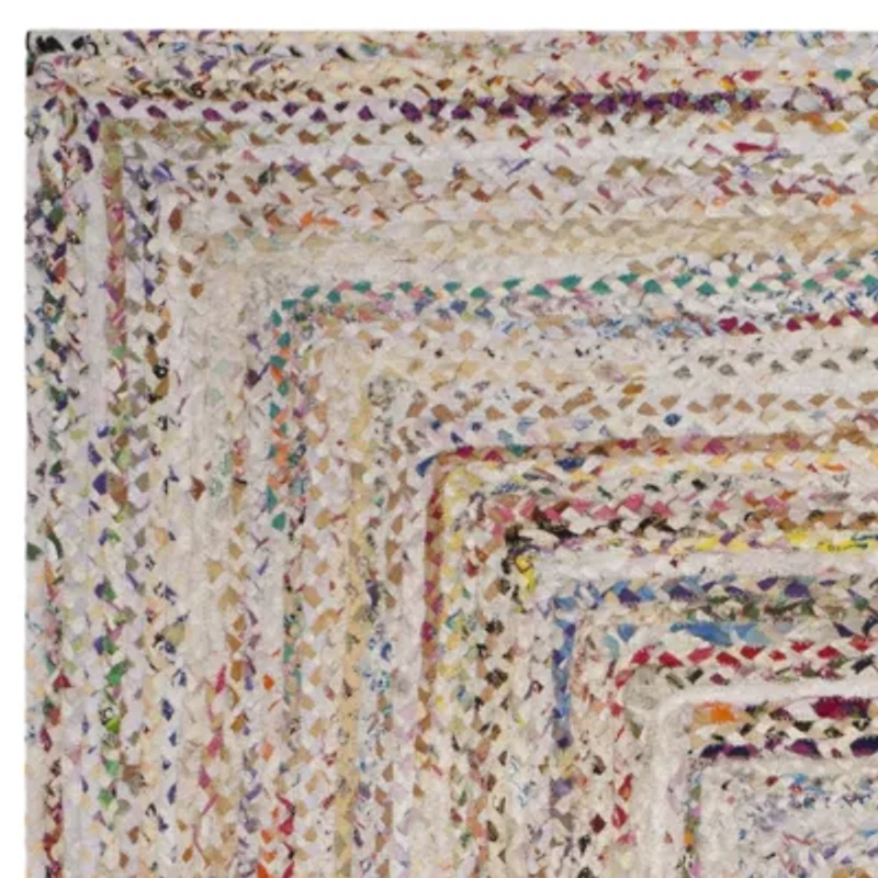 Safavieh Lecia Bordered Braided Cotton Rug