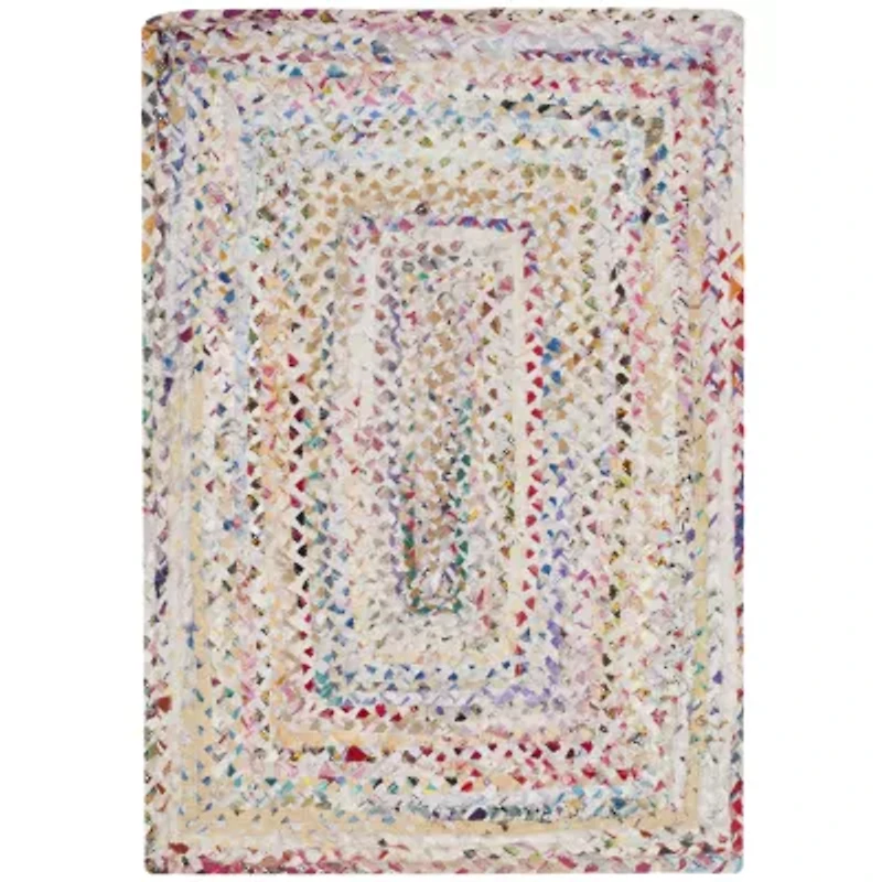 Safavieh Lecia Bordered Braided Cotton Rug