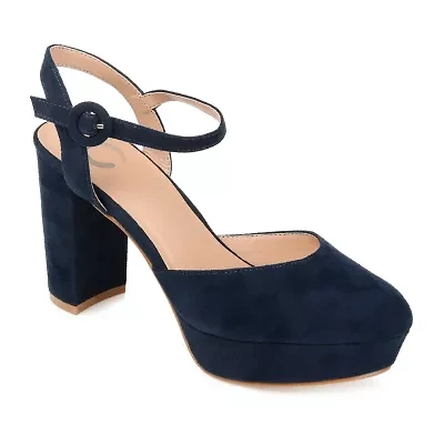 Journee Collection Womens Block Heel Roslynn Pumps