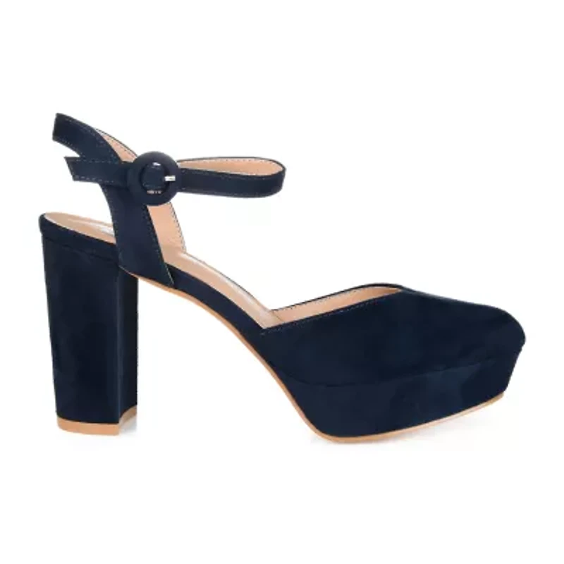 Journee Collection Womens Block Heel Roslynn Pumps