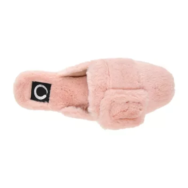 Journee Collection Eara Womens Slip-On Slippers