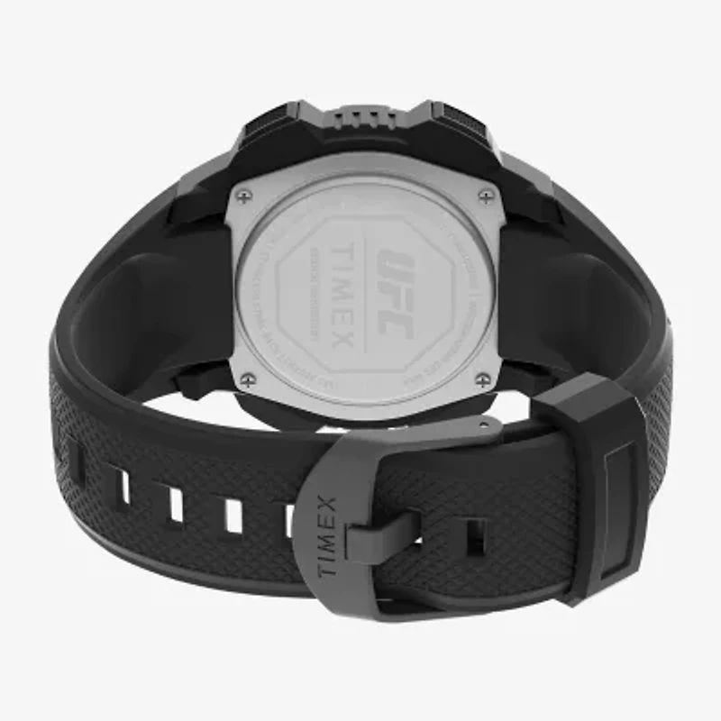 Timex UFC Mens Black Strap Watch Tw4b27400jt