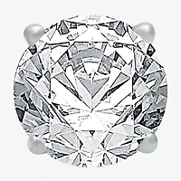 1 CT. T.W. Natural White Diamond 14K Gold 6.3mm Single Earring