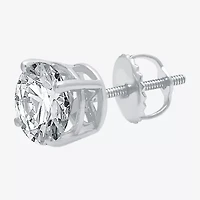 1 CT. T.W. Natural White Diamond 14K Gold 6.3mm Single Earring