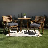 Mozaic Company Tufted U-Shaped Solid Seat Cushion (Set of 2)