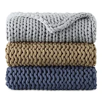 Linden Street Chunky Knit Throw