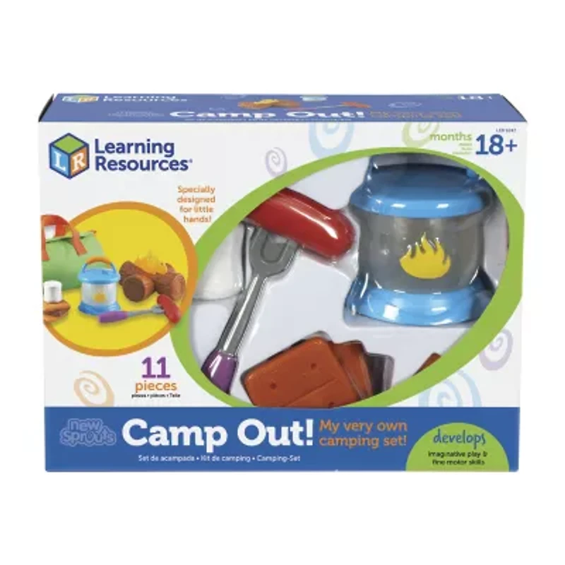 Learning Resources New Sproutsã‚Â® Camp Out! 11-pc. Garden Toy