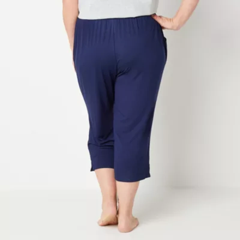 Liz Claiborne Cool and Calm Pajama Capri Pant Plus
