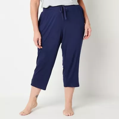 Liz Claiborne Cool and Calm Pajama Capri Pant Plus