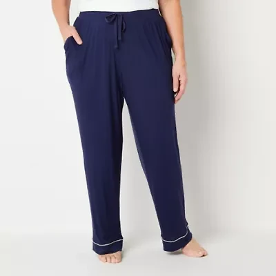 Liz Claiborne Cool and Calm Womens Plus Pajama Pants