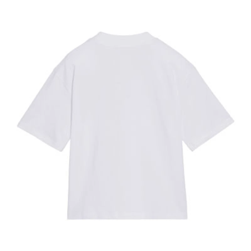 PUMA Big Kid Girls Crew Neck Short Sleeve Boxy Fit Graphic T-Shirt