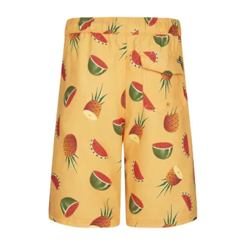 Hurley Big Kid Boys At The Knee Holiday Swim Trunks