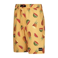Hurley Big Kid Boys At The Knee Holiday Swim Trunks