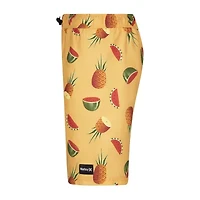 Hurley Big Kid Boys At The Knee Holiday Swim Trunks