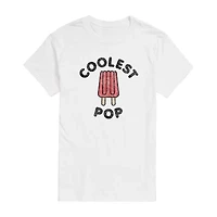 Mens Short Sleeve Coolest Pop Graphic T-Shirt